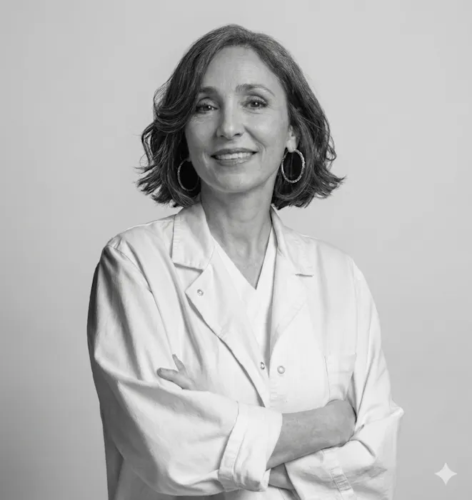 Portrait du Dr Yaël Assayag-Ganem, médecin vasculaire et phlébologue au cabinet du 93 rue de Prony, Paris 17e